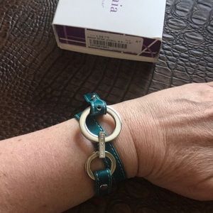 Lia Sophia Wrap Star Bracelet in Teal Brand New